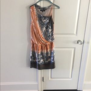 Multi color 100% silk Robert Rodriquez dress